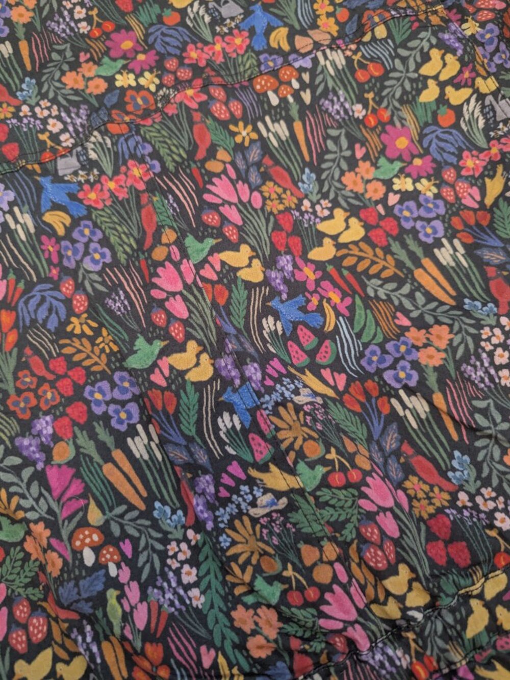 Mixed by Nazrin Botanical Print Classic Jumpsuit NWT Size L - Picture 3 of 4